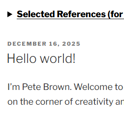 icon for Blog WordPress site