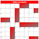 icon of Crosword Puzzle built with HTML & CSS table code