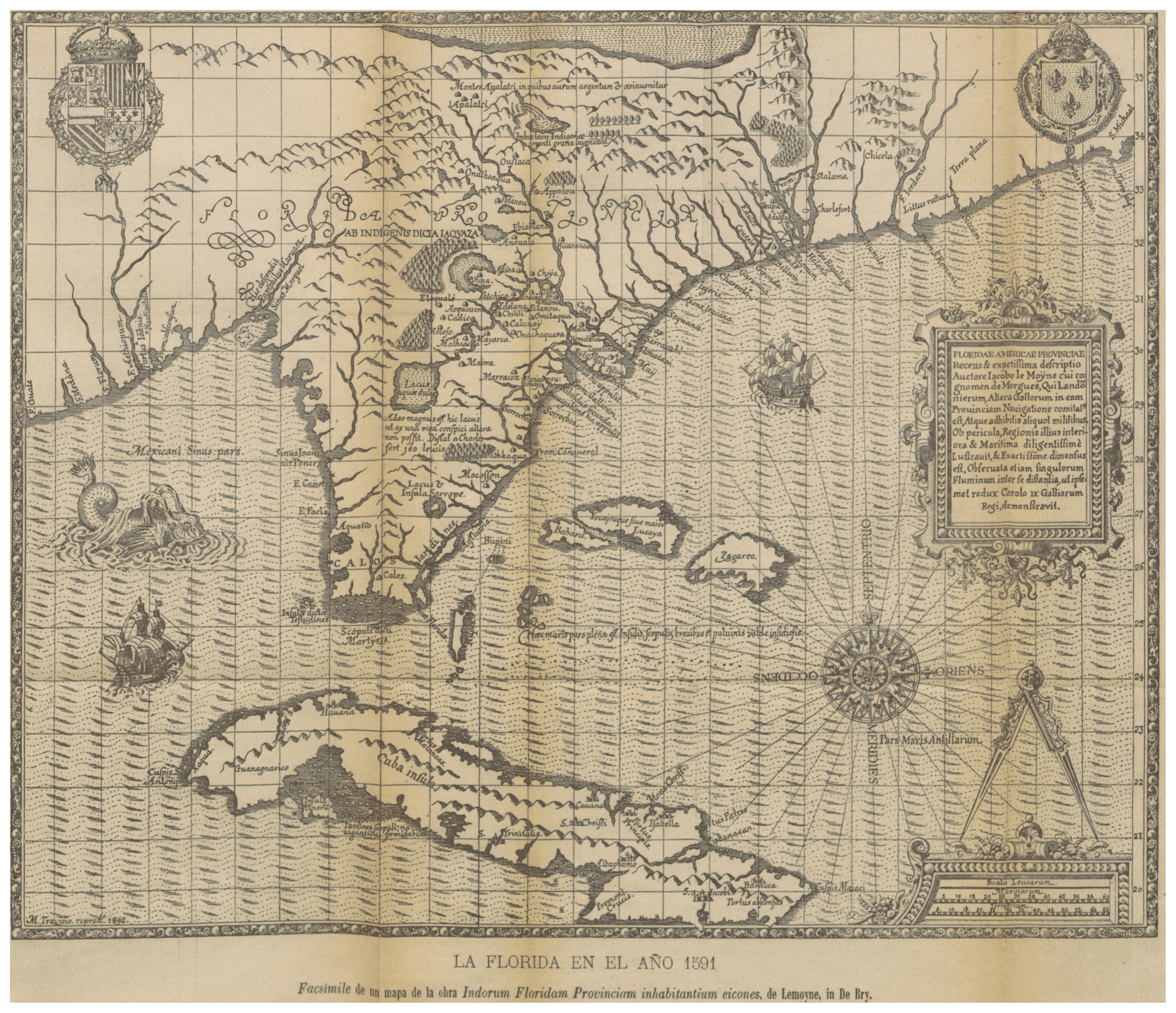 1591 Map of Florida