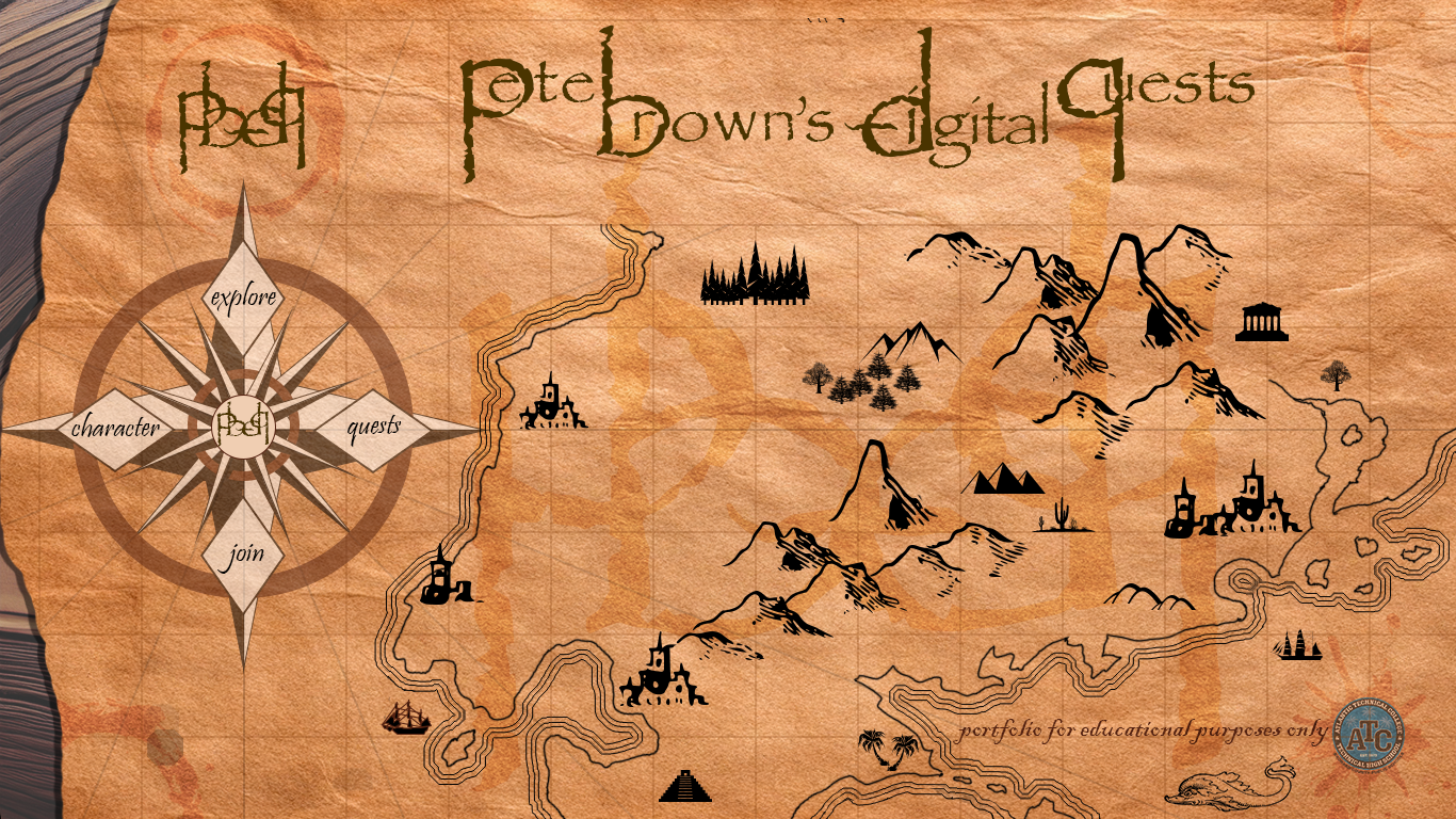 pete brown digital quest map design image